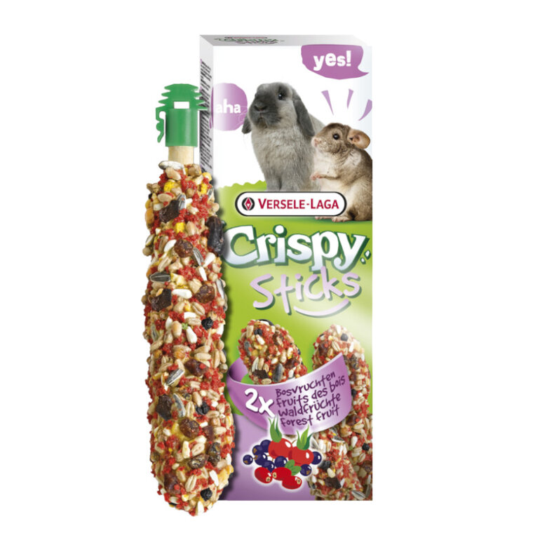 Versele-Laga Crispy Sticks Frutos da Floresta para coelhos e chinchilas , , large image number null